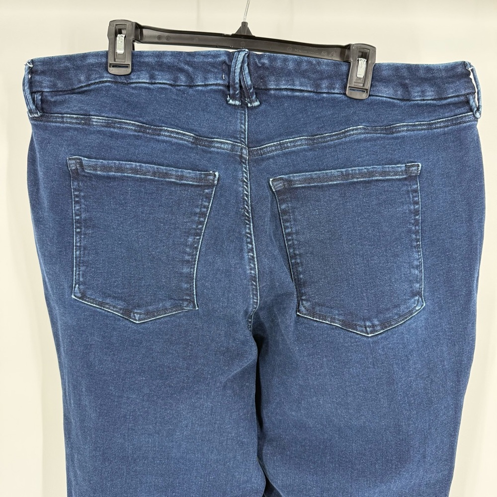 Good American High Rise Skinny Jeans Stretch Denim Cropped Ankle‎ Womens 20-26 - Picture 5 of 9